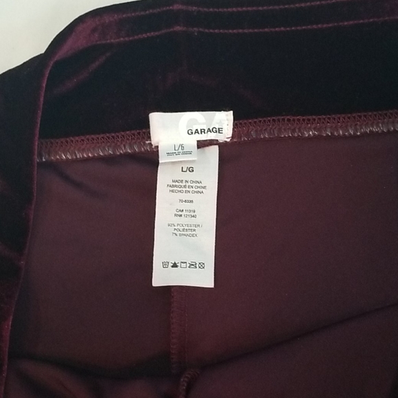 Garage Velvet leggings - Picture 3 of 6